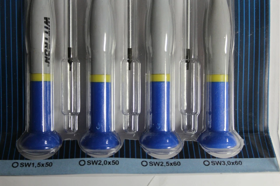 Juego de destornilladores HEX de precisión Wittron 7 piezas ALEMANIA NOS Foto 3 de 4