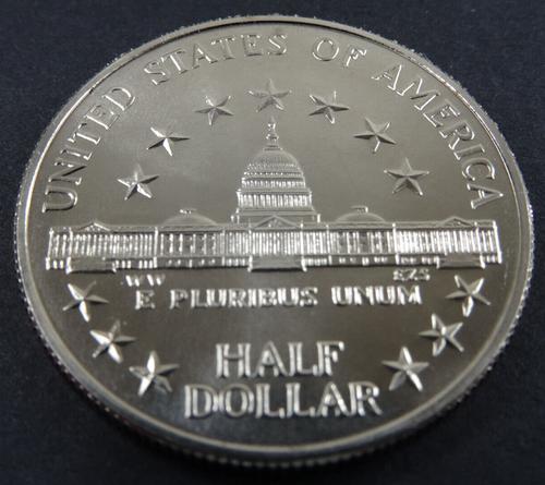 1989-D Congress Bicentennial Unc Half Dollar US Mint BU Commemorative 50C - Picture 4 of 4