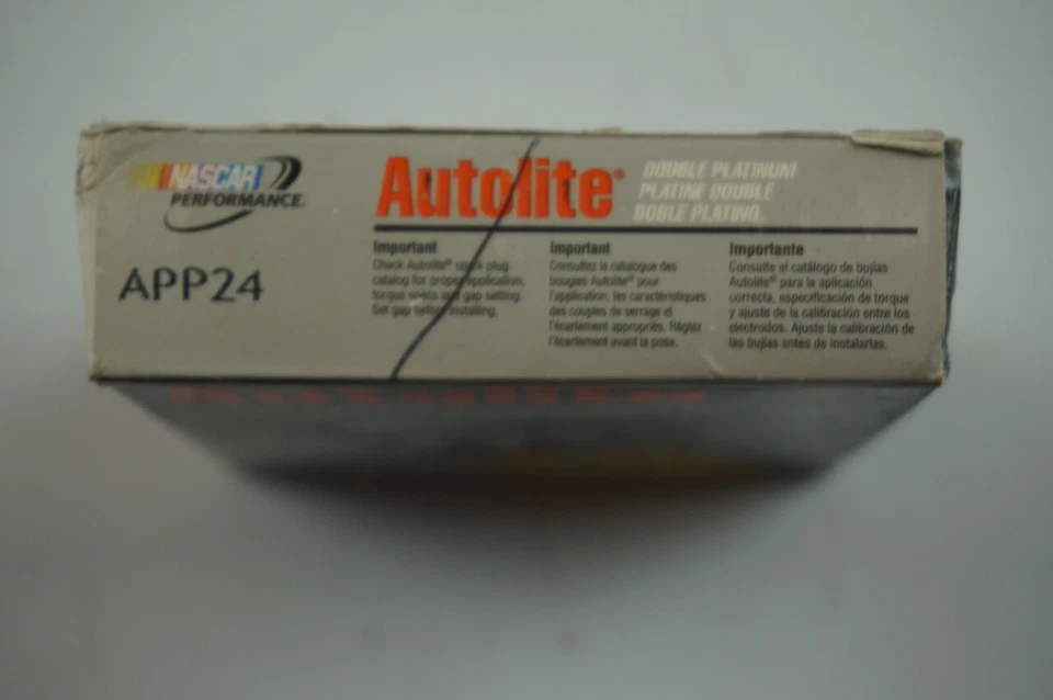 Bujía Autolite Platinum APP24 paquete de 4 NOS Foto 3 de 4