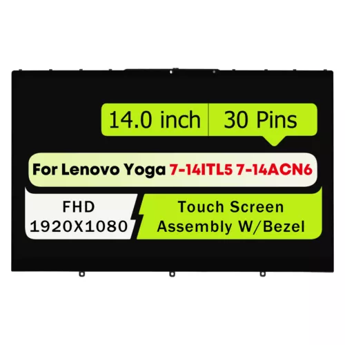 14'' FHD LCD Touch Screen Digitizer Assembly for Lenovo Yoga 7 14ITL5 82BH00DQUS - Bild 1 von 4