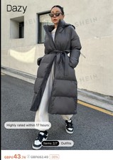 Grey Long Coat Dazy