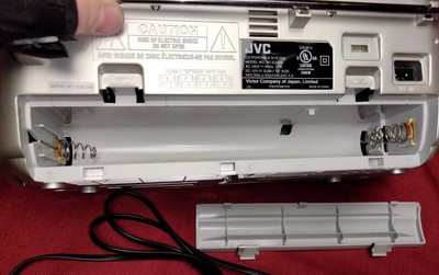 JVC FM Radio, CD & Cassette Player, RC-EZ35S, Tested Works Great.