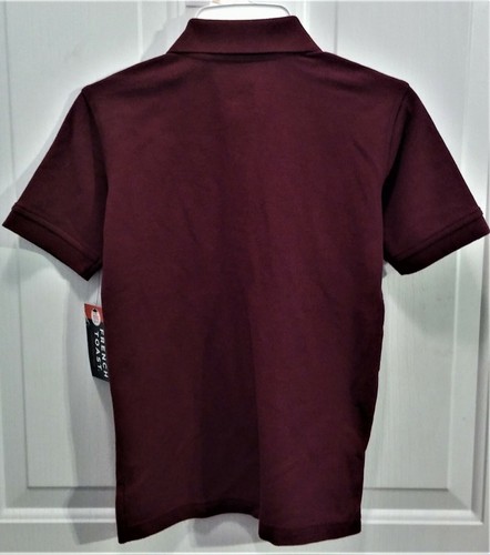 NWT French Toast School Uniform Pullover Shirt - Burgundy Boy's Size S 6/7 - Picture 3 of 3