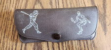 Vintage Childrens Kids Eyeglass Case with Sports Players