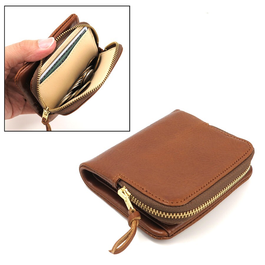 Porter Soak Bifold Wallet 101-06054-40 (Color: Camel