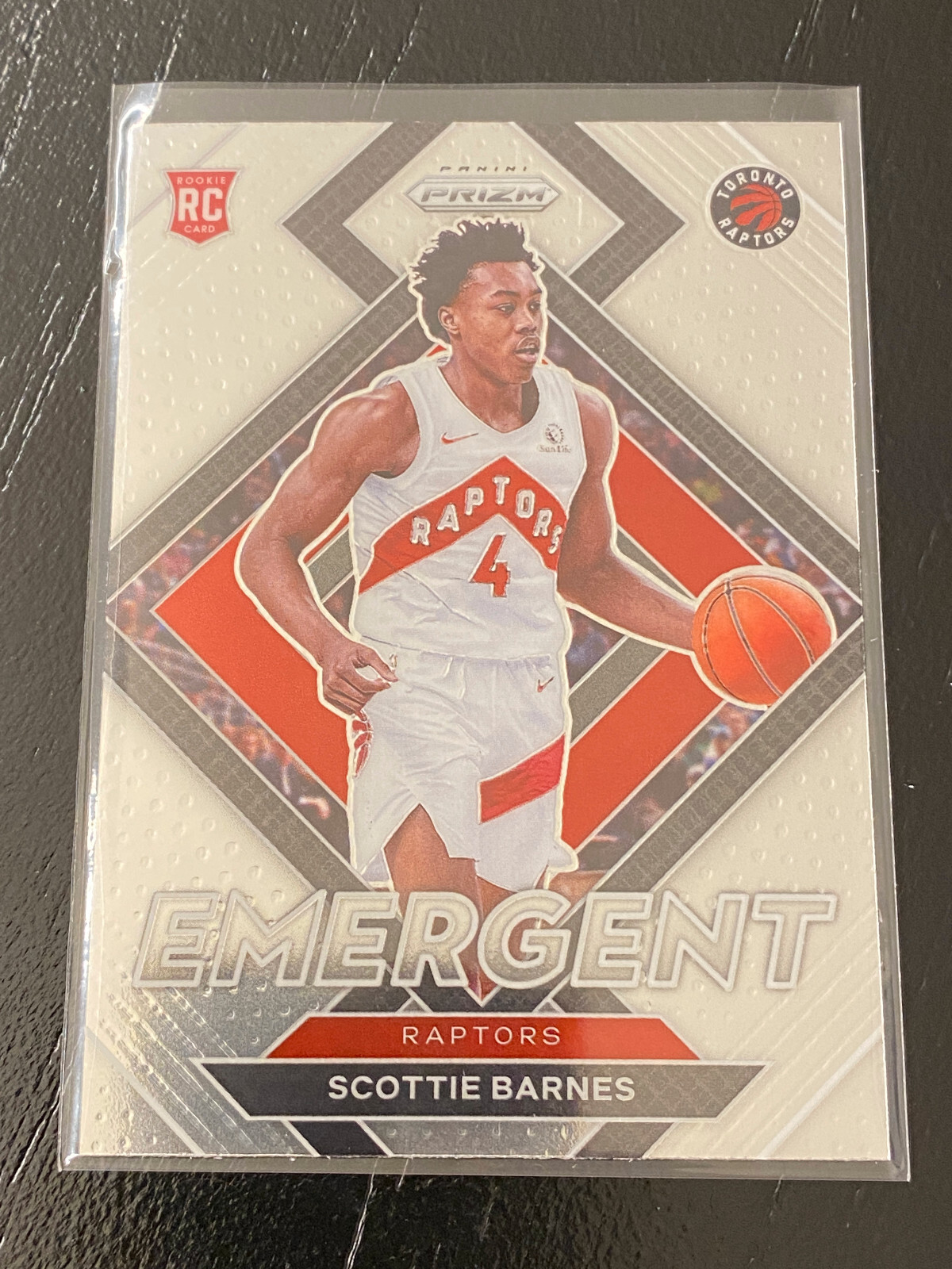 2021-22 Panini Prizm Emergent Scottie Barnes Rookie RC #13 Toronto Raptors