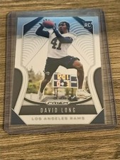 DAVID LONG 2019 Panini Prizm Los Angeles Rams Rookie Card #386