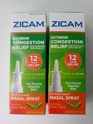 Zicam Extreme Congestion Relief No-Drip Liquid Nasal Spray 0.5 oz