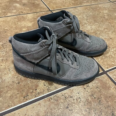 Nike Dunk High Dark Mushroom Skate Size 5Y Youth 6.5 Womens 308319-203