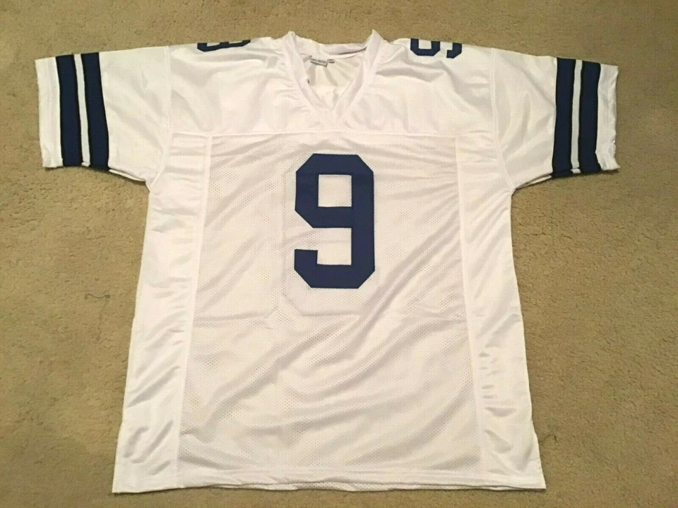 Jersey blanco Tony Romo cosido personalizado sin firmar - M, L, XL, 2XL Foto 2 de 2