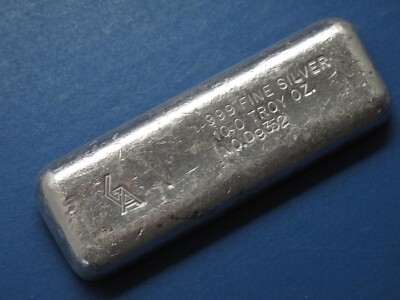 Golden Analytical GA 10 oz Silver Bar # D9362 .999 Fine | eBay