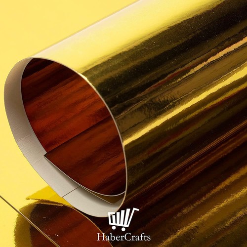 Tarjeta espejo A4 oro plata surtidos colores tablero espejo metálico espesor 250gsm - Imagen 3 de 12