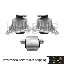 3pcs Engine+Transmission Mount for Benz W205 W213 E200 C180 C200 C300 2052406317