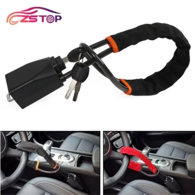 ANNX Universal Anti-Theft Security System Car Truck SUV Auto Club Steering Wheel Lock