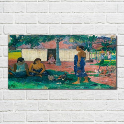 Image murale imprimée en verre acrylique 100 x 50 Why are you en colère Paul Gauguin  - Photo 1/8