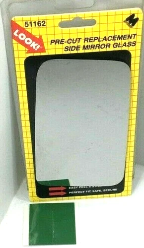 MOTORMITE DORMAN 51162 LEFT SIDE REPLACEMENT MIRROR GLASS 1979-89 HONDA PRELUDE