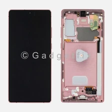 For Samsung Galaxy Note 20 OLED Display LCD Touch Screen Digitizer Frame Bronze
