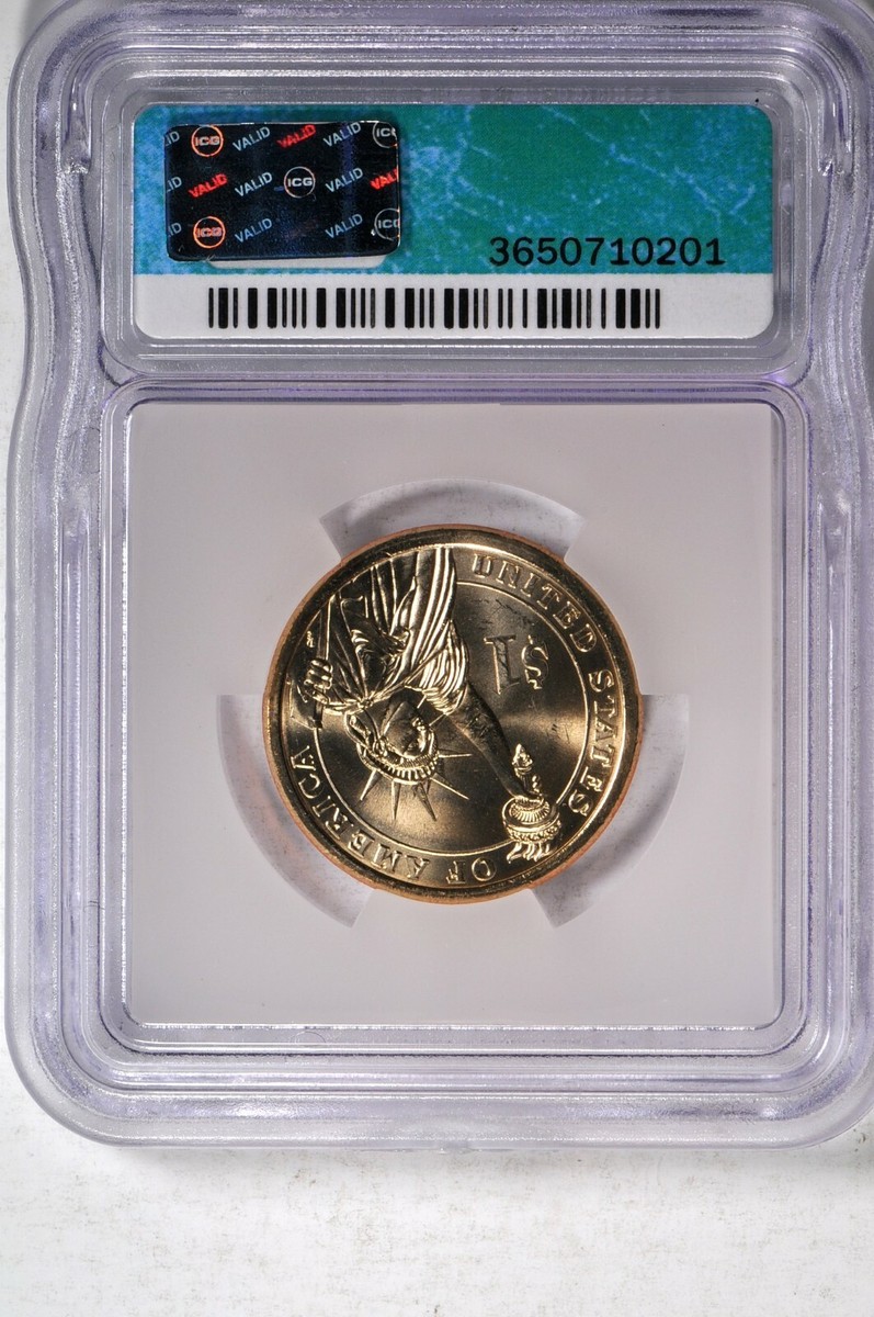 2007 $1 Missing Edge Lettering Washington Presidential