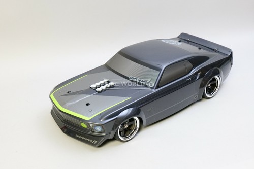 HPI 1/10 RC Car 1969 FORD MUSTANG Body Shell -CLEAR- #109930 - Picture 6 of 9