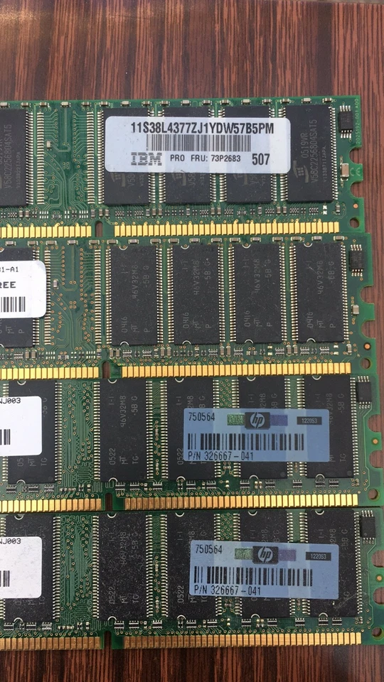 1GB SET - SMT 256MB X 4 PC3200U DDR DESKTOP MEMORY - 4 PIECES @ 256MB EACH - Image 3 of 3