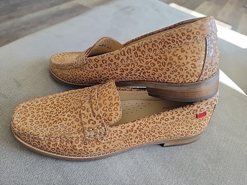 Marc Joseph East Village Penny Loafer Leder hellbraun Leopard Größe 5,5 - Bild 2 von 8