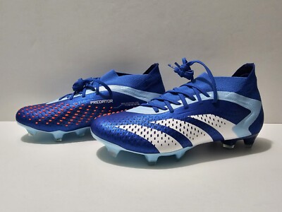 Adidas Predator Accuracy.1 FG Blue Men's Soccer Cleats Sz 6.5 (GZ0038)