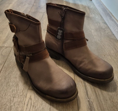 BUGATTI Damen Stiefel Gr. 40 - Echt Leder | Elegante & Hochwertige Stiefel T3-3
