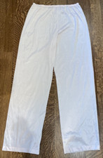 Vanity Fair Medium Vintage Pajama Pants Light Pink Nylon Lingerie Pull On