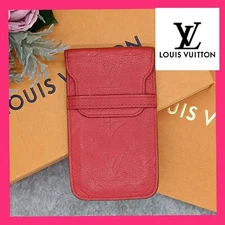 Louis Vuitton Monogram Empreinte Soft Smartphone Case M60376 Orian Red YK556