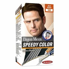 Bigen Men's Speedy Color Dark Brown 103, 80gm Free Shipping