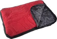 Jeep Venture Sleeping Bag Dog Bed, Colorado Red, Large Large, Red