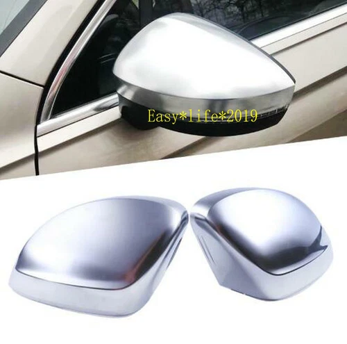Chrome Side Rearview Mirror Cover Trim For Tiguan MK2 2017 2018 2019
