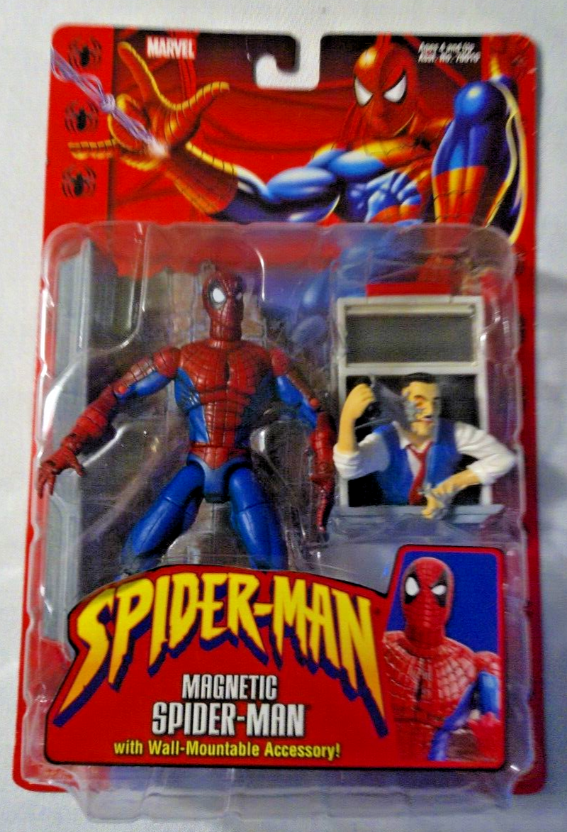 Vintage Spider-Man Magnetic Spider-Man w/Wall-Mountable Access
