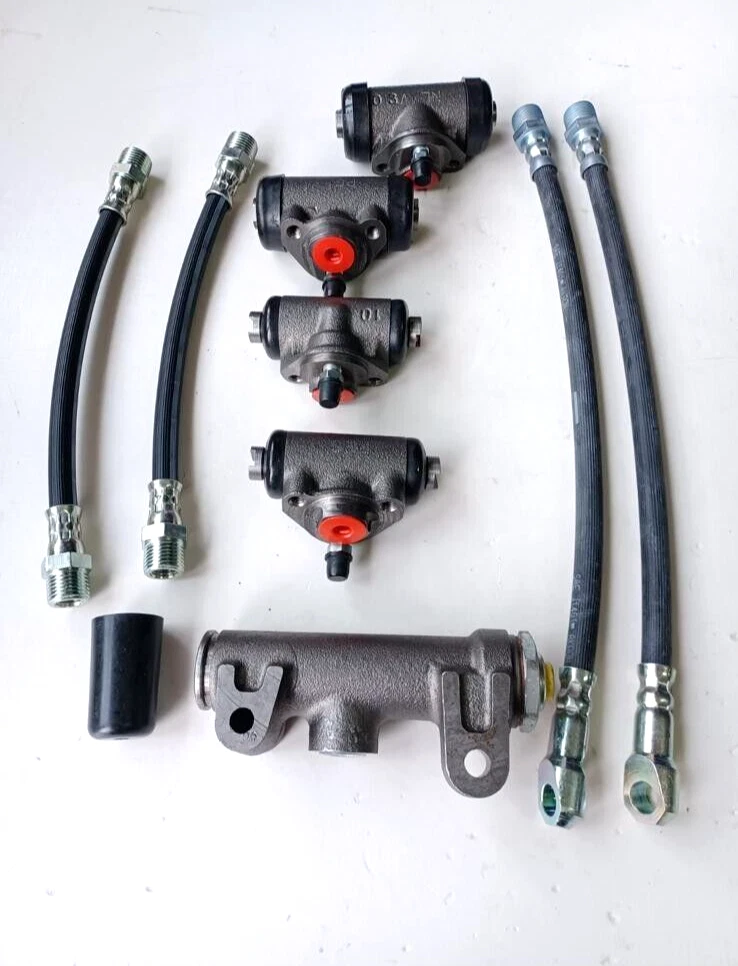 Kit De Tubos De Freno En Acero Bundy Para Fiat 600 D Y E (Desde 1963) - Fabricado En Italia