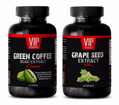 Fat loss program - GREEN COFFEE CLEANSE   GRAPE SEED EXTRACT COMBO -green coffee