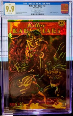 Killer Kare Bears Detective Comics 69 Batman Joker Forney Magma Foil 1/1 CGC 9.9