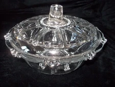 Vintage Clear Glass Candy Dish