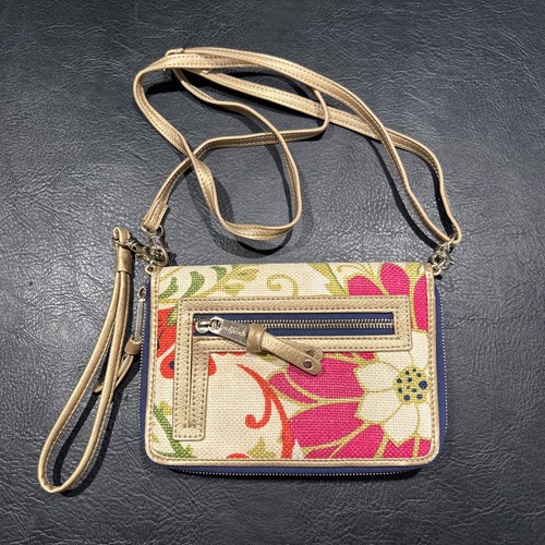 Spartina 449 Wallet Women's Floral Pink Carson Cottage Yacht Club Crossbody