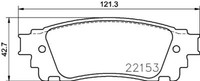 Hella 8DB 355 024-631 Bremsbelagsatz, Scheibenbremse FüR Lexus