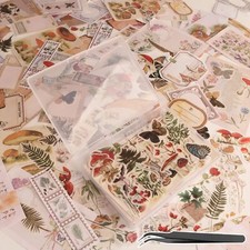 200 Pcs Vintage Scrapbook Supplies for Junk Journal Bullet Journals Planners