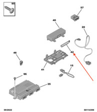 PEUGEOT 508 ITU Backup-Batterie 1684919480 Neu Original