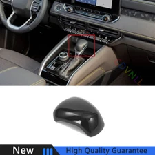 For Chevrolet Colorado 2024 Bright Black Middle Console Gear Shift Knob Cover 1X