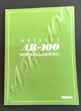 Yamaha Artiste AR100 Organ Manual - German edition