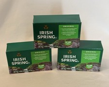 IRISH SPRING Original Deodorant Bar Soap, 12 Hour Fresh, Green 4 oz. each, 3pk.