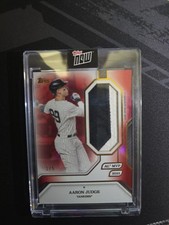 2025 Topps Mvp Collection, Aaron Judge Red Foil Jumbo Relics 1/5!!! 🔥