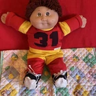 Cabbage Patch Kids doll boy head mold 3 ok factory 1985 auburn brown hair