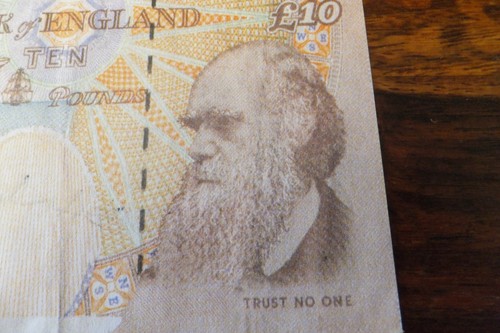 Banksy Cut and Run Glasgow, Original signed tenner + postcard GG5 - Picture 15 of 19