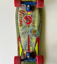 Vtg 1988 Vision Shredder 3 Skateboard Deck Complete W Trucks Wheels 80s Og Ex