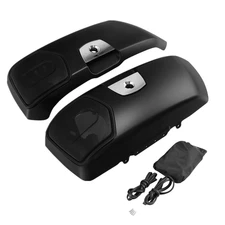 Matte Saddlebag Lids Cover Fit For Indian Chieftain Dark Horse Limited 2019-2025