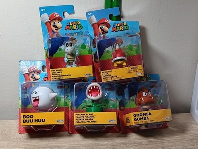 2.5'' BOO DRY BONES GOOMBA PIRANHA PLANT SPIKE TOP Super Mario Nintendo Jakks